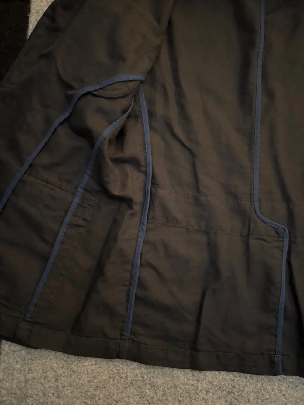 H&M Black Linen Blazer Jacket